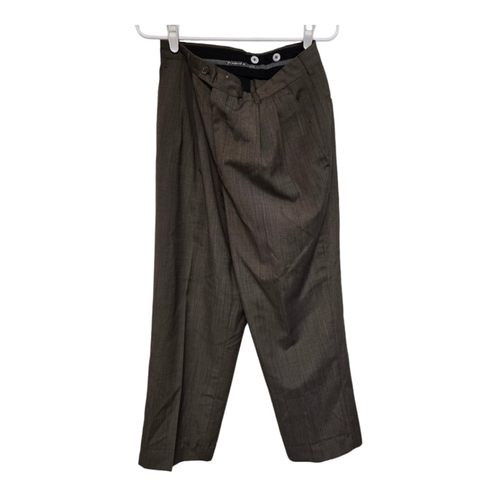 Giorgio Cosani Brown Dress Pants Mens 32 Hemmed Business